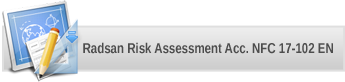 Radsan Risk Assessment Acc. NFC 17-102 EN